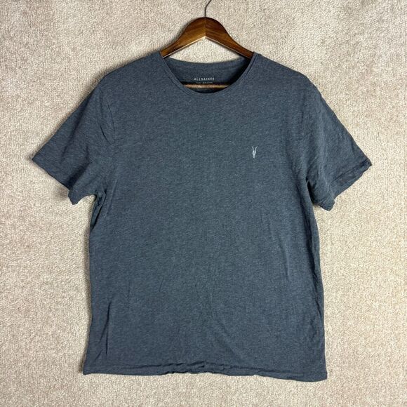 All Saints Other - All Saints Tonic T-Shirt Mens XL Charcoal Heather Crewneck Regular Fit Ramskull